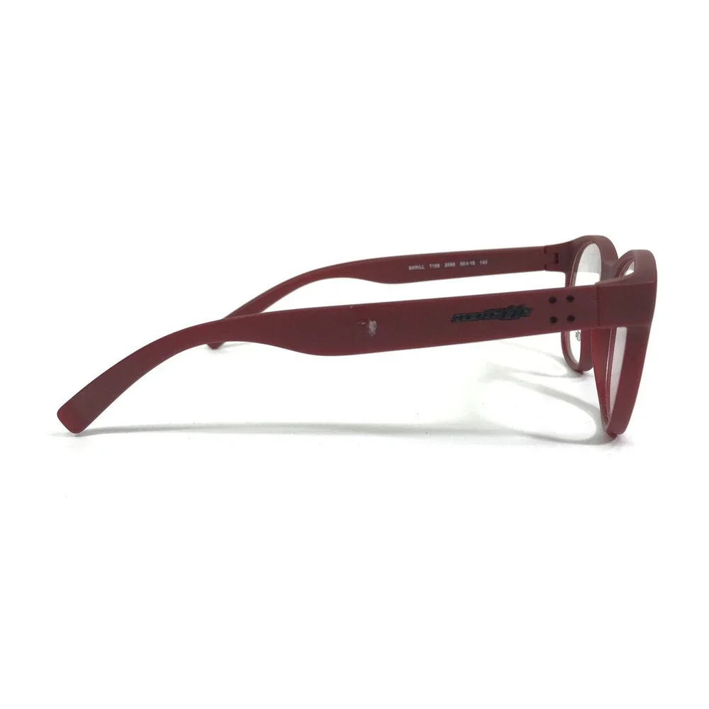 Arnette Eyeglasses Frames SKRILL 7158 2568 Matte Red Square Full Rim 50-18-140